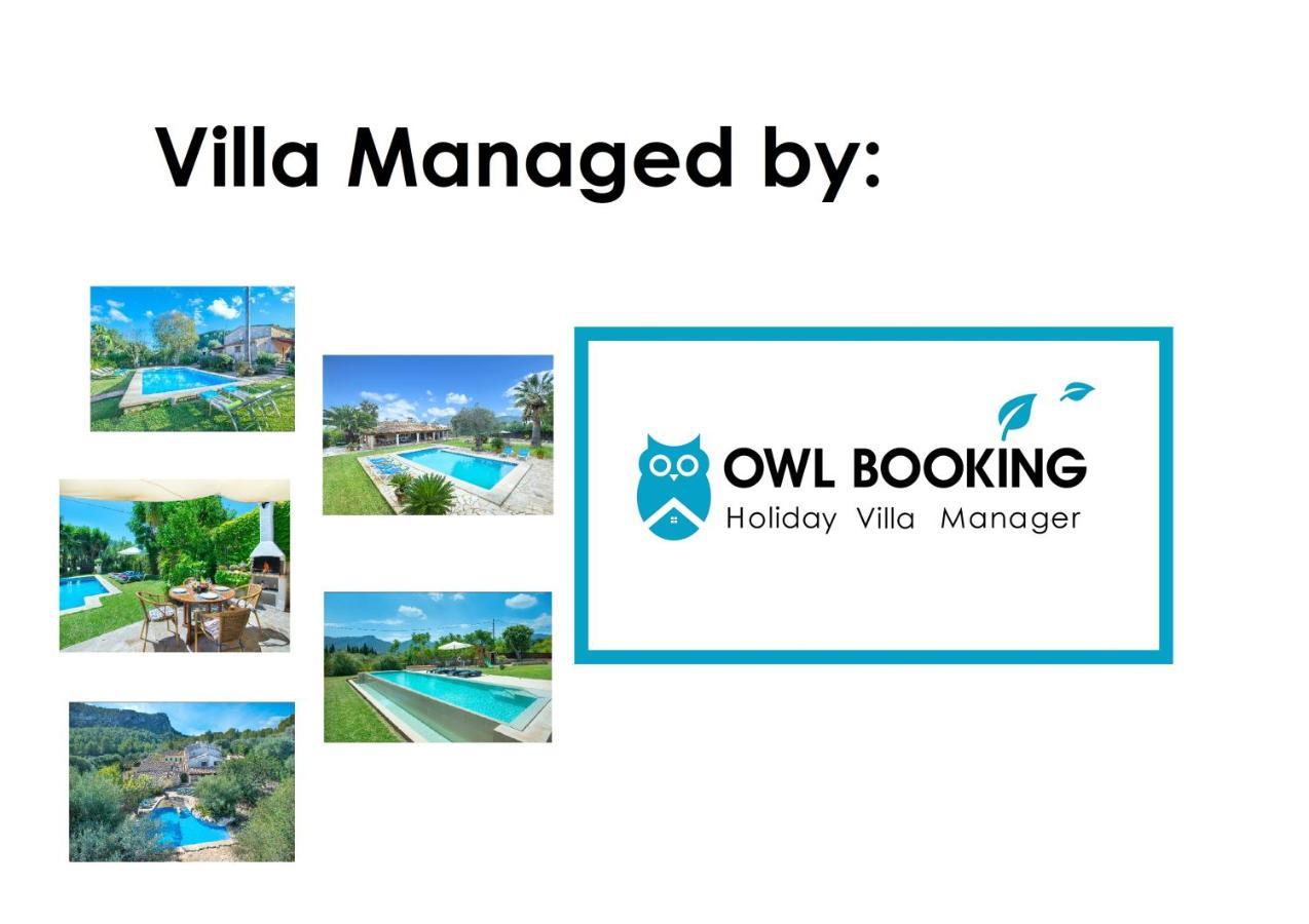 Owl Booking Villa La Font - Relax With A Big Pool Pollença Buitenkant foto